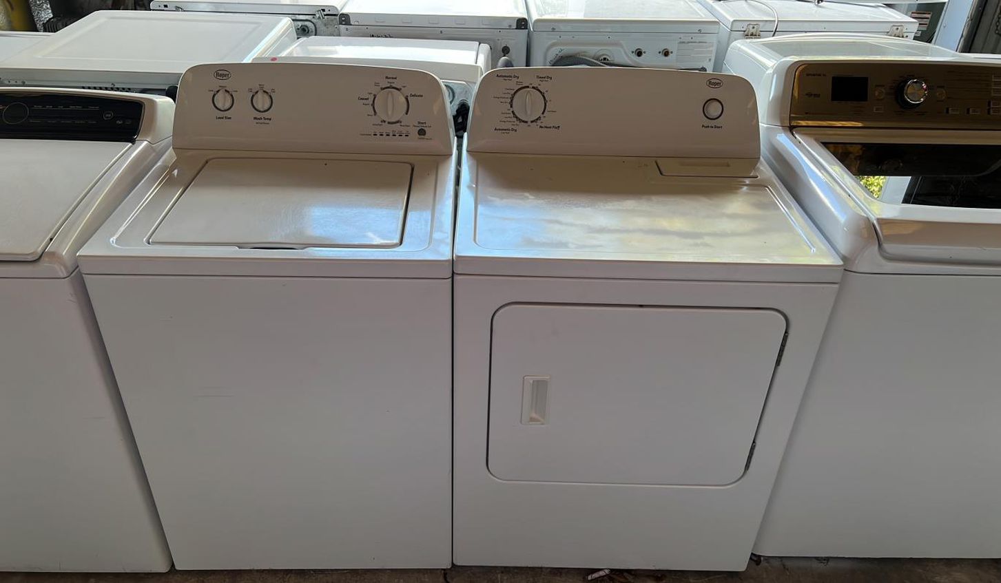 Roper Washer & Dryer Electric White Very Quiet
