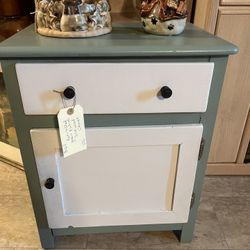 Refurbished Vintage Green Cabinet