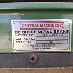 CENTRAL MACHINERY