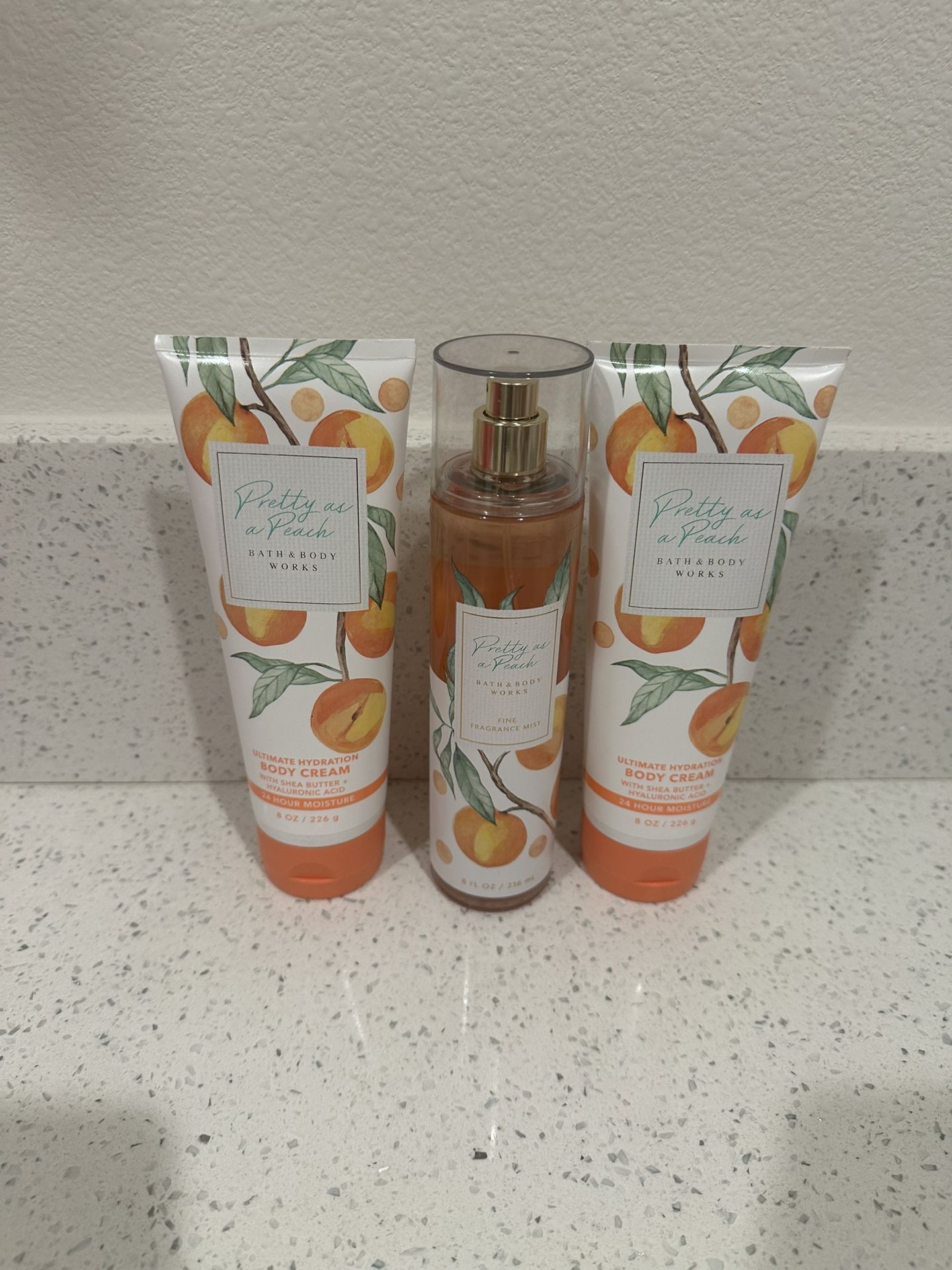 Pretty as a Peach Fragrance Mist and Body Cream Bath and Body Works