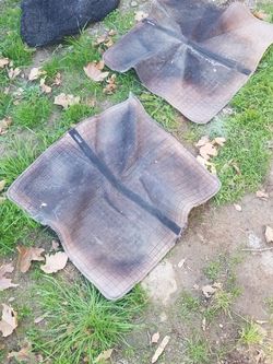 Black Saddle Pad Liners