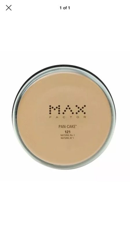 Max Factor Pancake 121 No. 1 Foundation