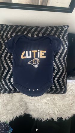 LA Rams "Cutie" Baby Onesie