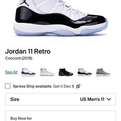 Jordan 11 Retro Concord (2018)