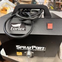Sprayport Earlex 6003, plus gun and spares 