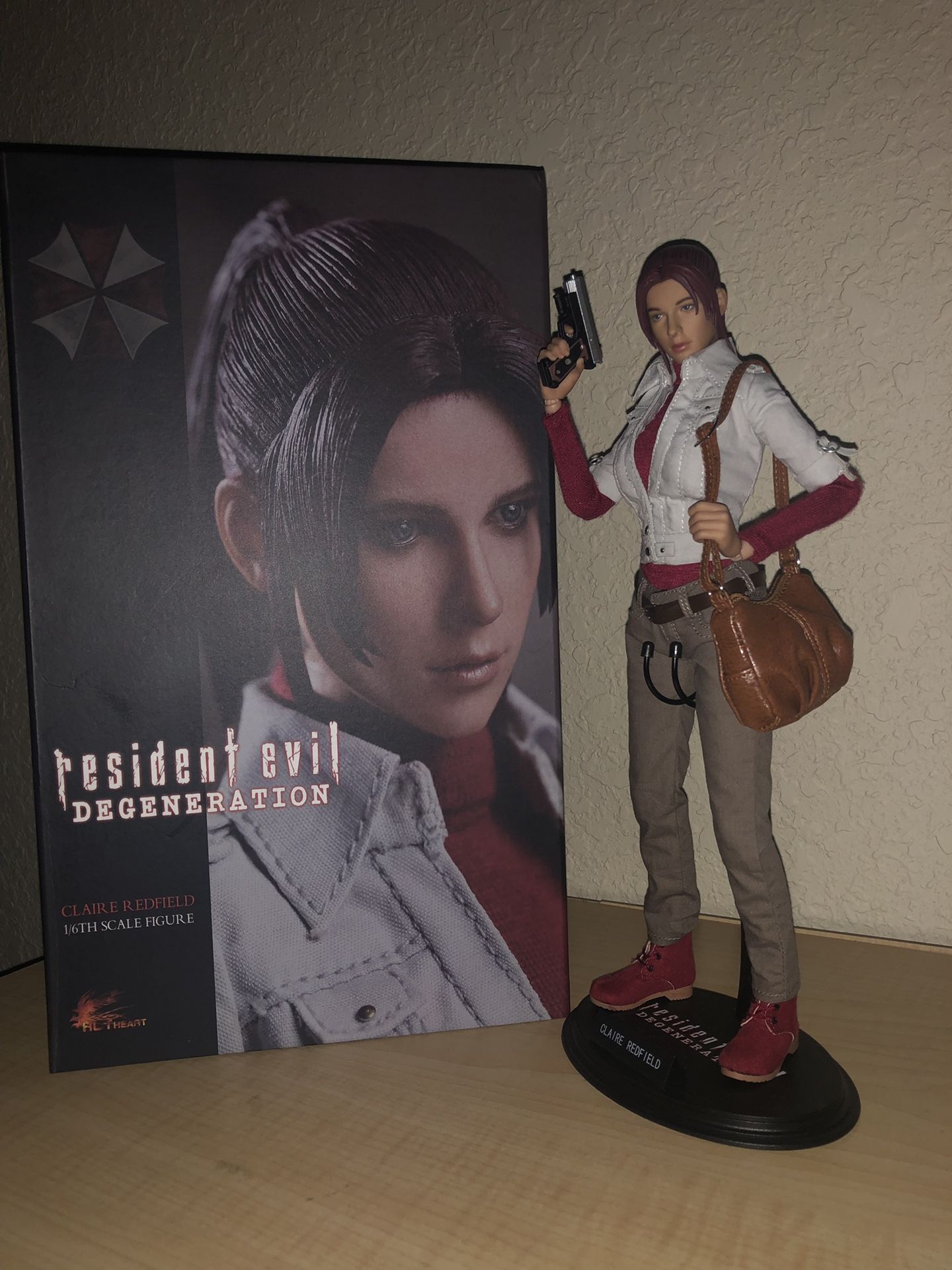 Hot Heart Resident Evil Biohazard Claire Redfield 1.0 1:6 Action Figure Doll