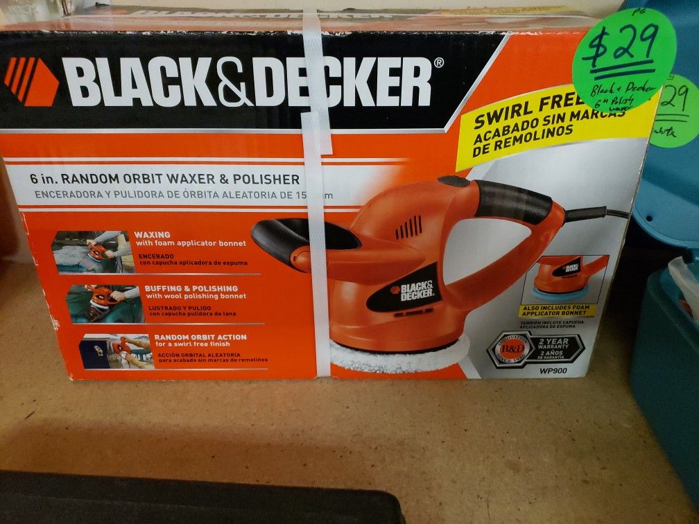 NEW Black And Decker WP900 Corded Random Orbit Waxer And Polisher