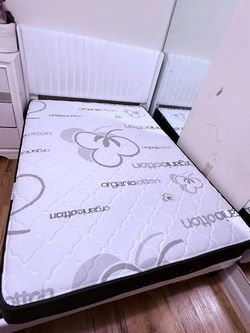 Organic Cotton Mattress with Bed Frame