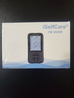 New iSelfcare FM-B2409 handheld device for electrical muscle. Shock Pads.