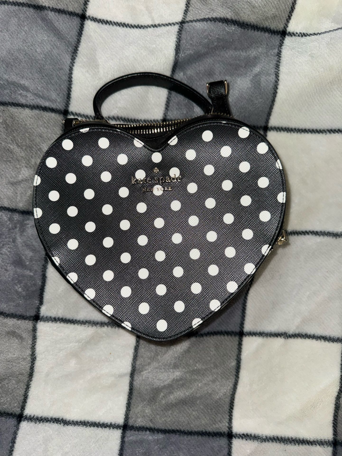 Kate Spade Polka Dot Heart purse