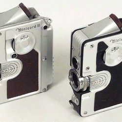 Goerz Minicord and Mincord III Original Camera in Original carrying Ca