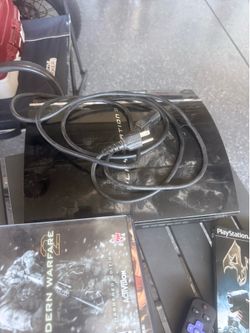 PlayStation 3 with Games  call of duty madden