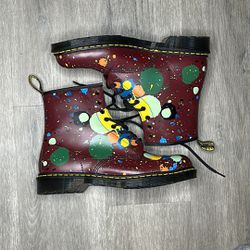 Dr. Martens 1460 Cherry Splatter Smooth Leather AW501 Men’s 12