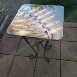 Hand painted Side Table 