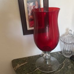 Red Vase 