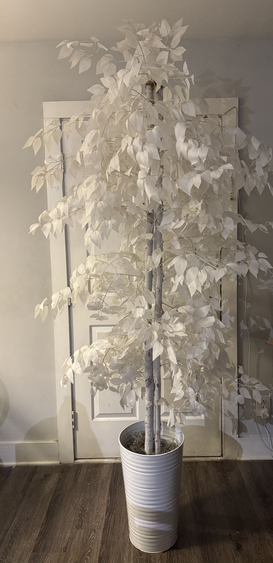 White Artificial plant