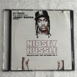 Nipsey Hussle – Bullets Ain’t Got No Name Vol. II Official Promo CD-R DJ Skee DJ Reflex 