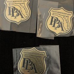 3 Florida PBA Badges 