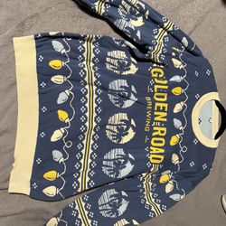Golden Road Brewing Christmas sweater