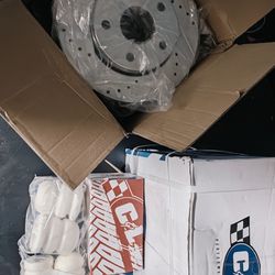 Jeep Wrangler Rotors And Pads. C&E