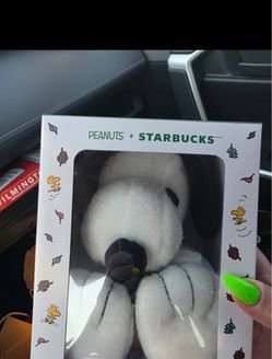 Snoopy Starbucks plush