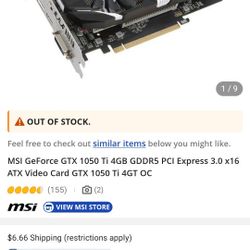 Msi gtx 1050 ti 4gb gddr5 clearance