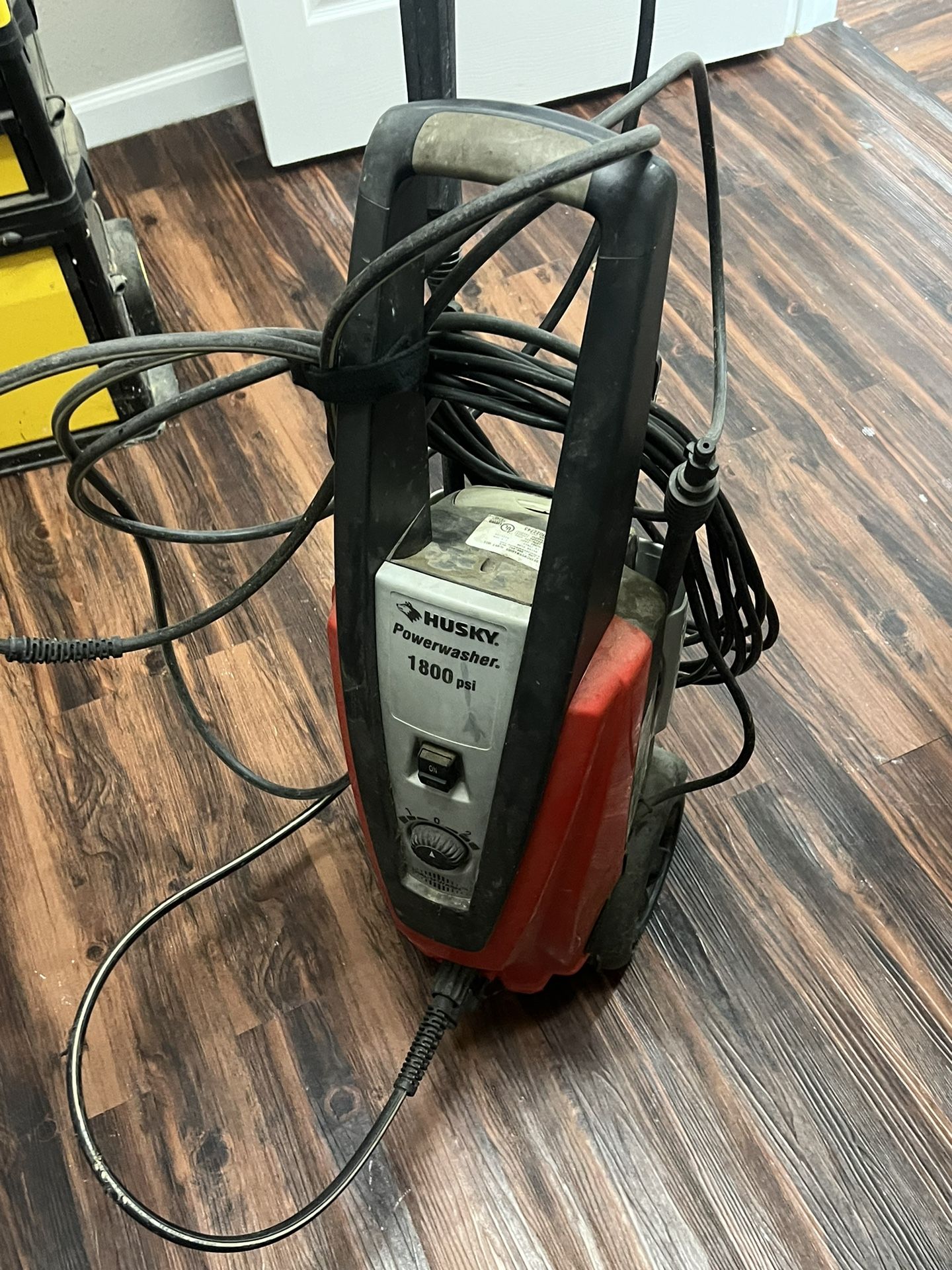 Husky 1800 PSI Electric Power Washer.