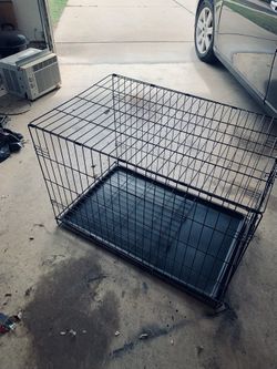 Large Dog Cage With Tray