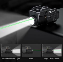 Flashlight with green laser - 800 lumens