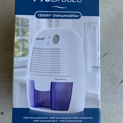 Dehumidifier Probreeze 1200ft $25 NEW