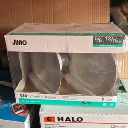 Juno 5/6” White Recessed Downlight (2 Pack)— New!!