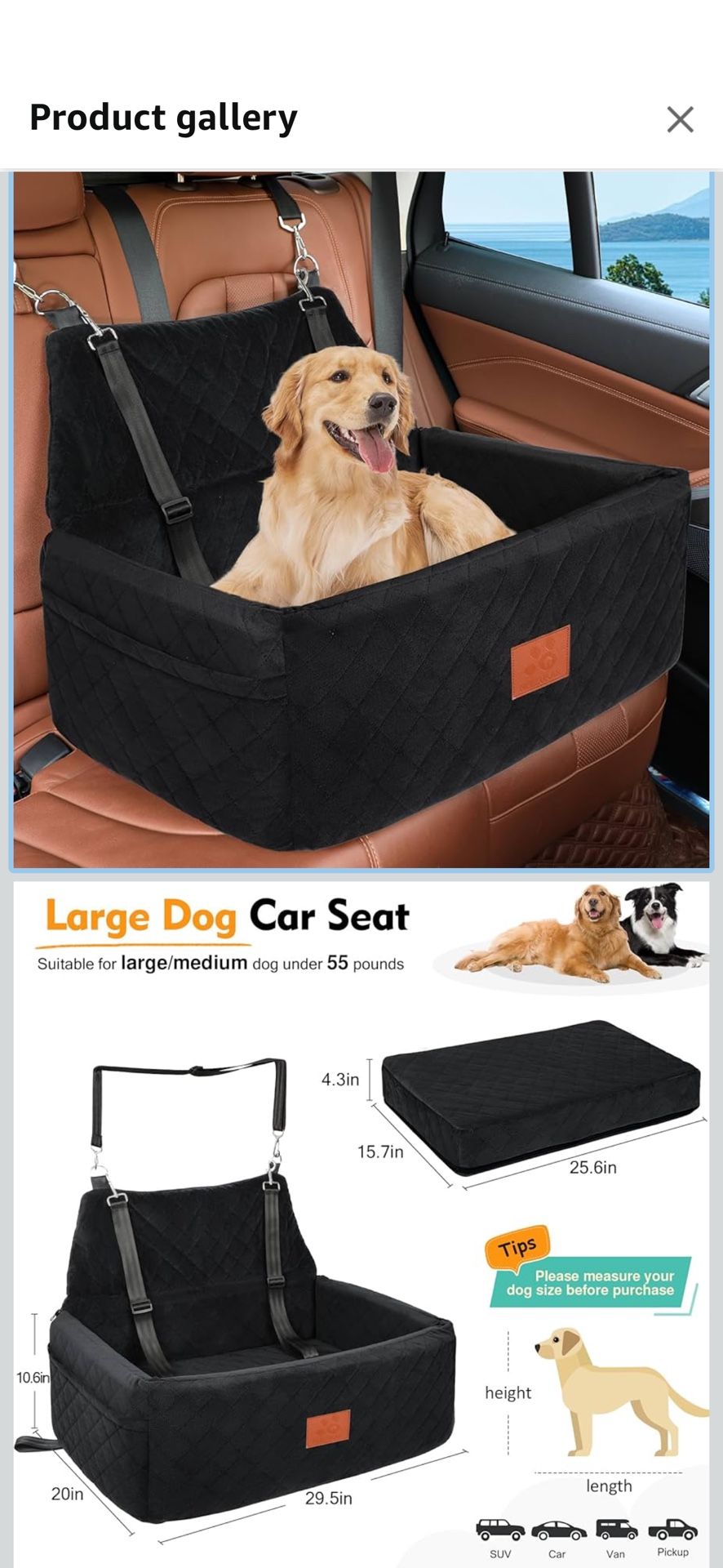 DOG CAR SEAT