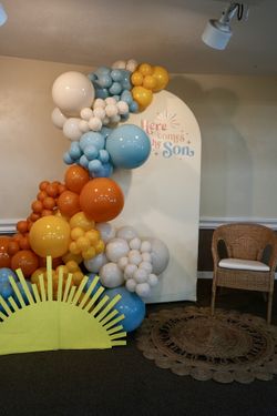 Balloon Garland and Arch Backdrop 