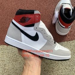 Air Jordan 1 High OG AJ1 Light Smoke Grey