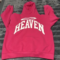 Mens send em 2 heaven hoodie fusia pink size 2xl