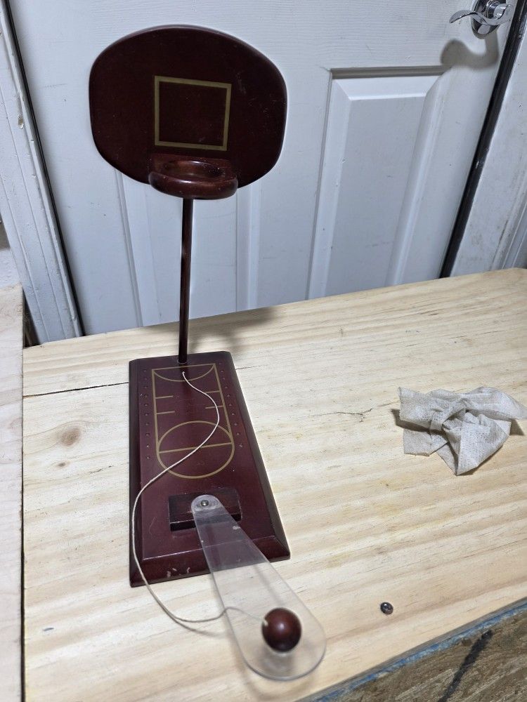 Wood Desktop Basketball Game