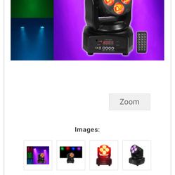 New Rockville Rockon-7 RGBW LED moving Headlight 