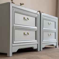 Nightstands/End Tables/Bedside Table/Modern/Baby Blue/Night Stands/Coastal/Beach