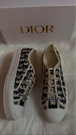 Dior Oblique Navy Shoes
