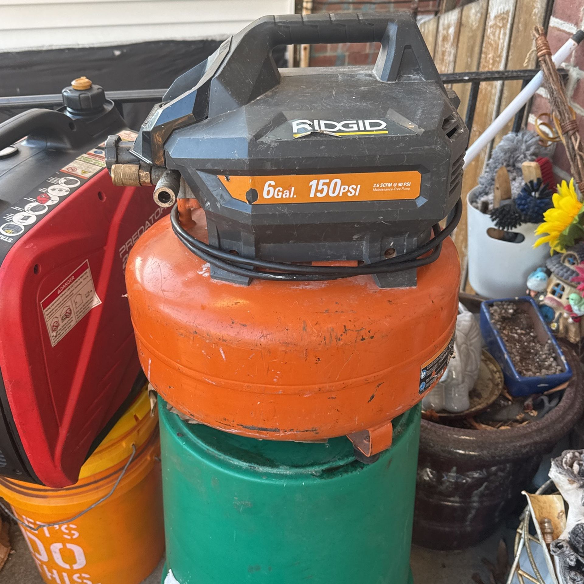 Ridgid 6 Gal Air Compressor Works Great!