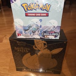 Chilling Reigns Booster Box And Shining Fates Etb