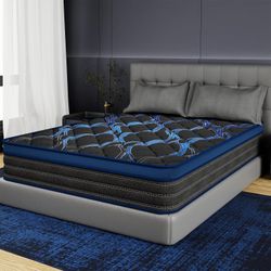 New | Twin 12" Hybrid Mattress with Memory Foam & Pocket Coils｜Amazon Retail $159.99