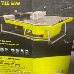 Potable Ryobi Wet Tile Saw 