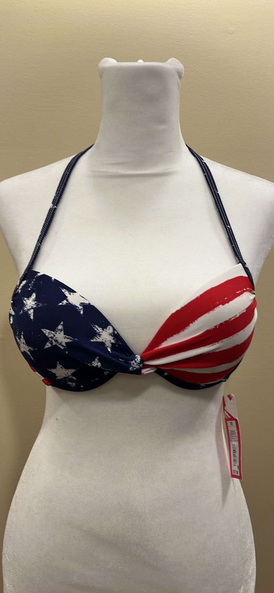 American Flag Bikini Top