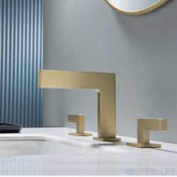Modern 2 Handle Bathroom Faucet Set