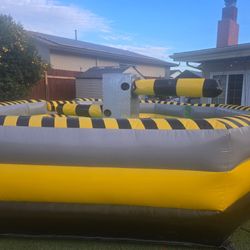 Inflatable Wipe Out Game