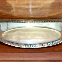 Vintage 13" Oval Serving Tray FB ROGERS Silver Co. 2975