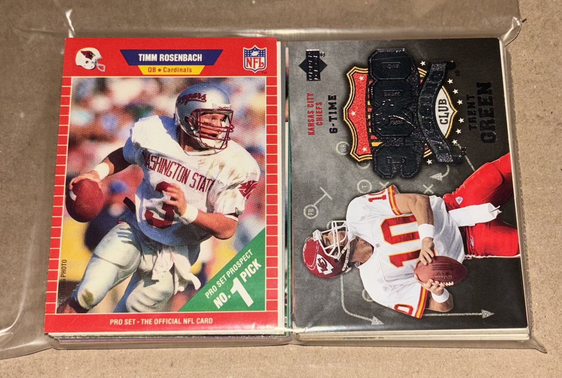 Mystery 50x Count Of Football Cards (Range From 60’s-Present Day)