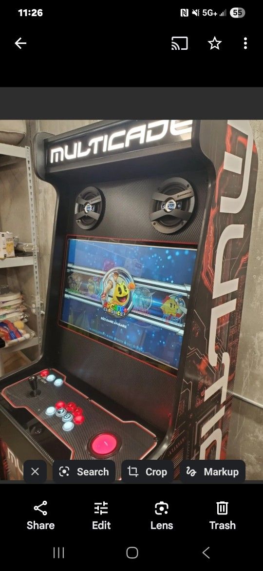 custom built arcade machine 