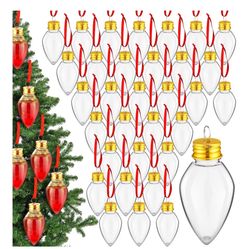 48 Fillable Christmas Ornaments 